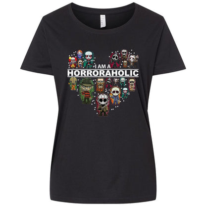 Ladies Curvy Jersey - TGH5ZYJQ - Blended Black - 1