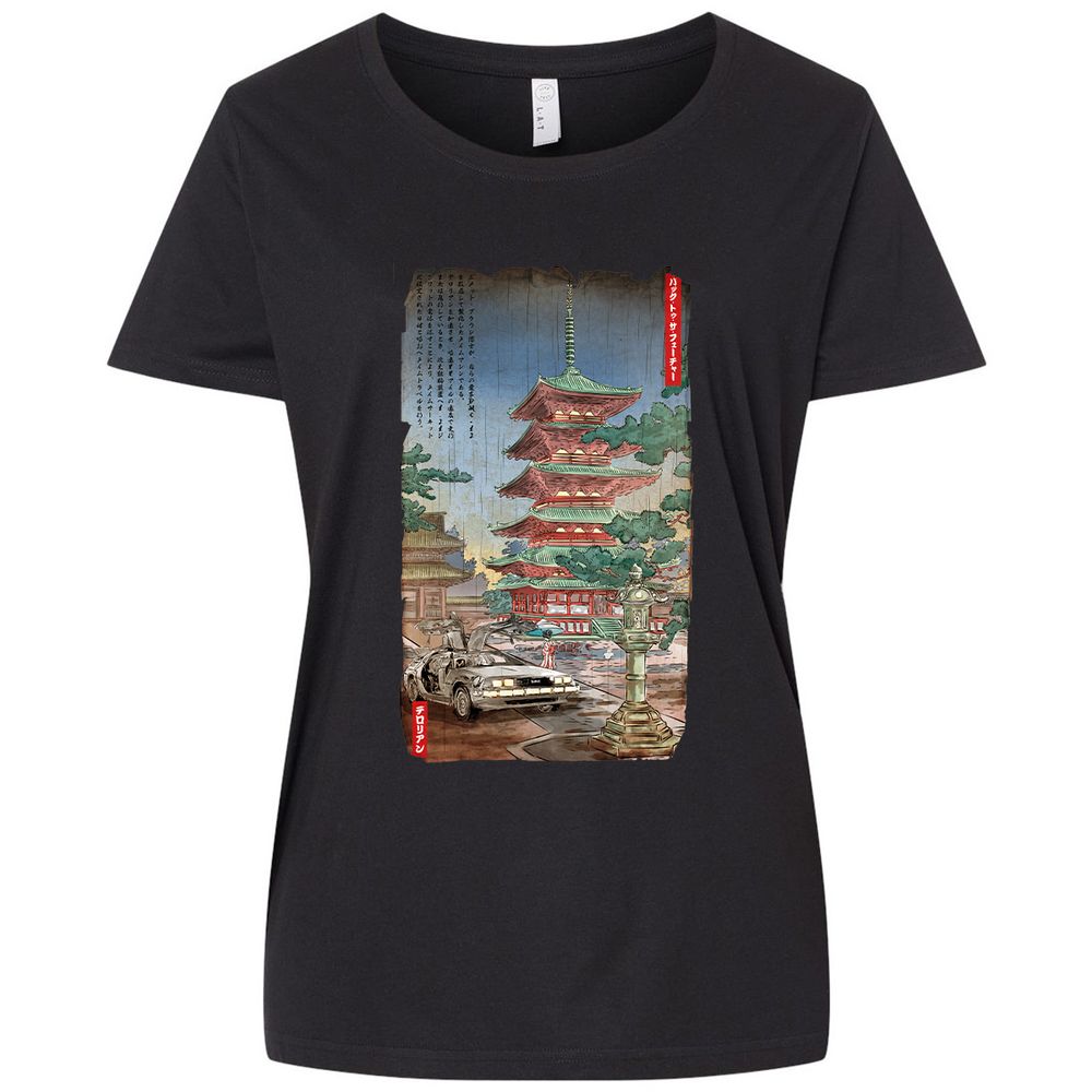 Ladies Curvy Jersey - 877KQZD7 - Blended Black - 1