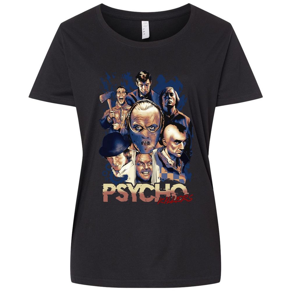 Ladies Curvy Jersey - CQGKN9QL - Blended Black - 1