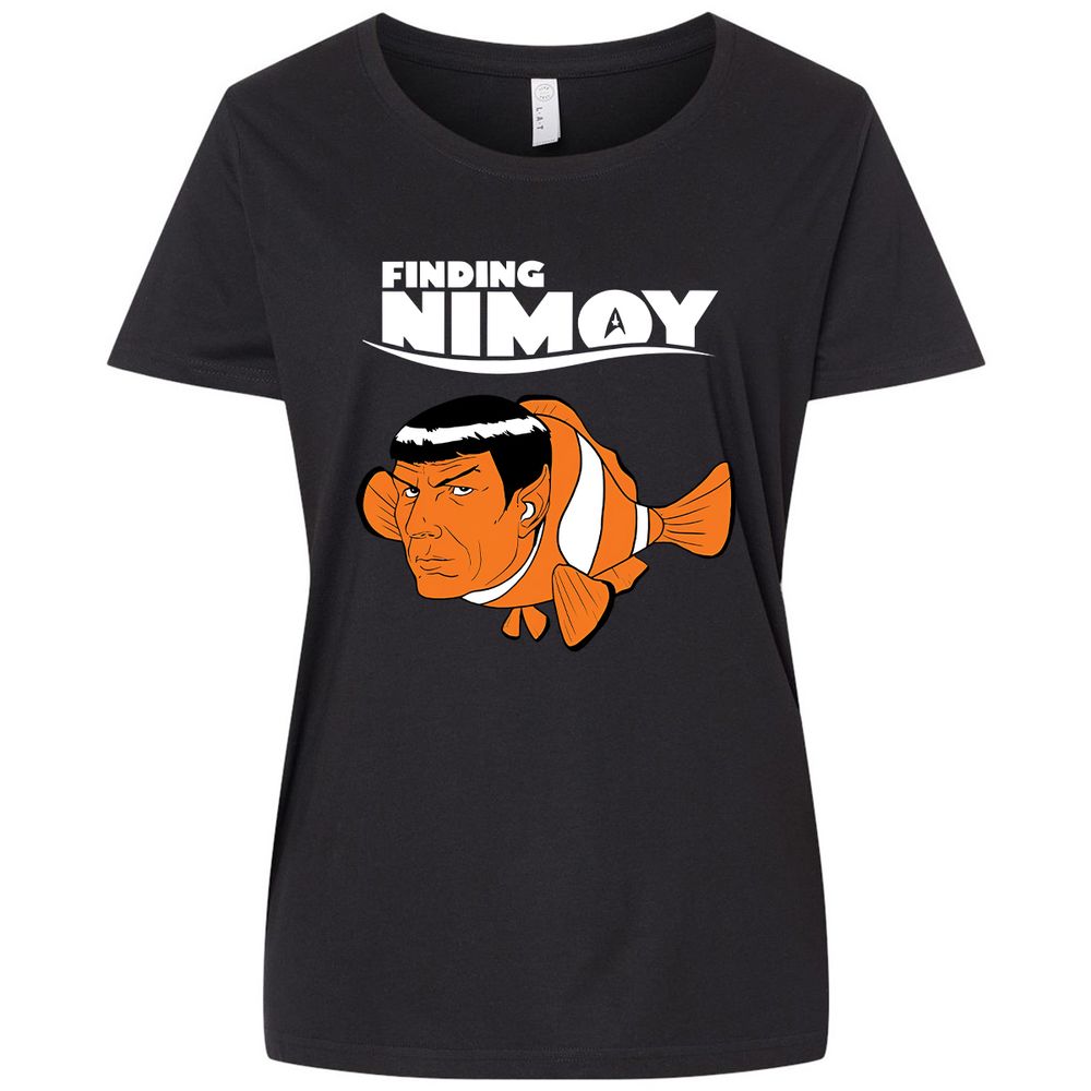 Ladies Curvy Jersey - E4GSWJUH - Blended Black - 1