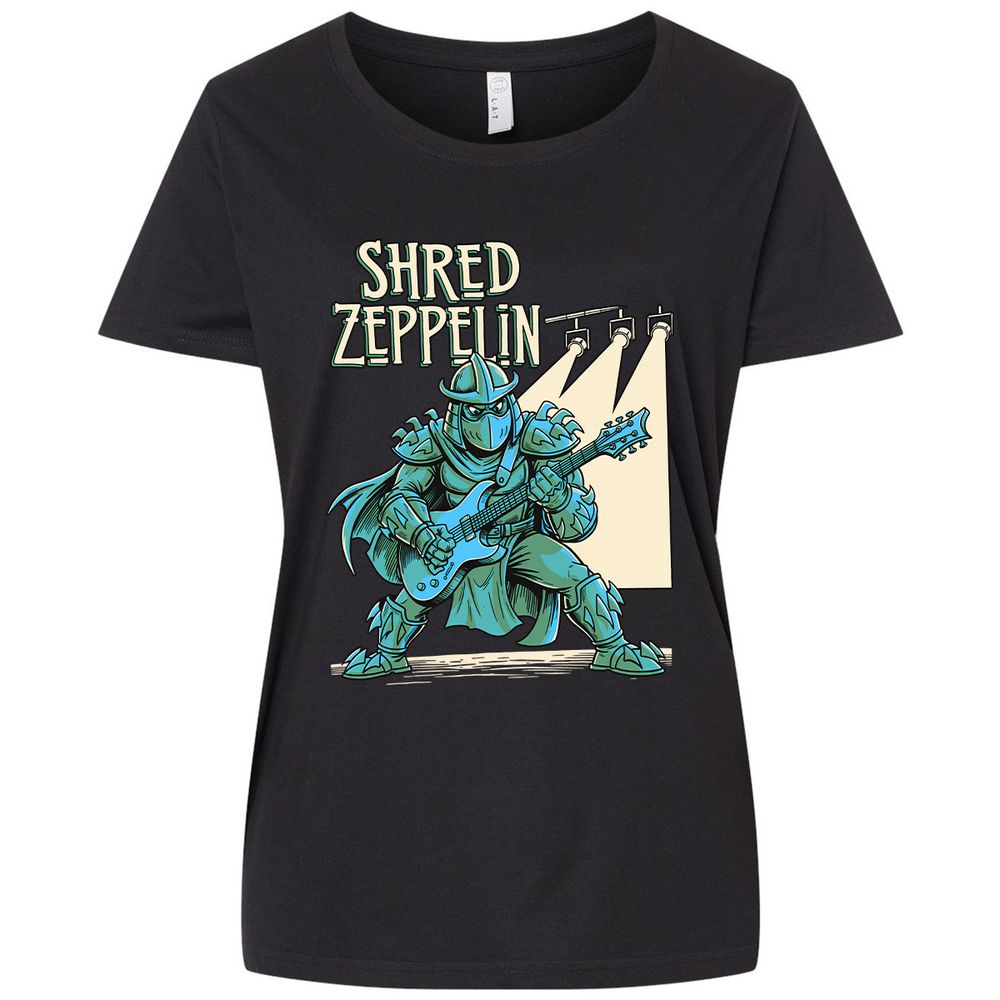 Ladies Curvy Jersey - PPZRW9EU - Blended Black - 1