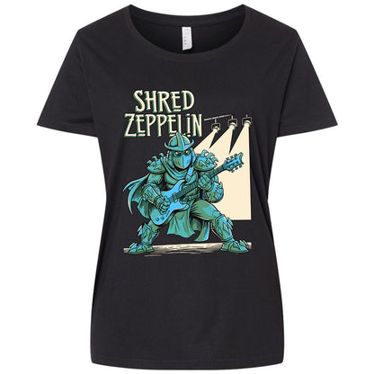 Ladies Curvy Jersey - PPZRW9EU - Blended Black - 1