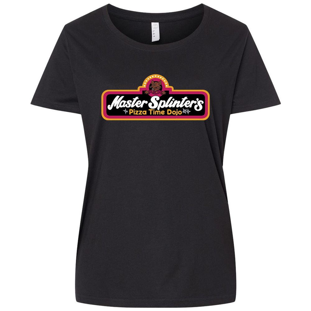 Ladies Curvy Jersey - T63MDRUQ - Blended Black - 1