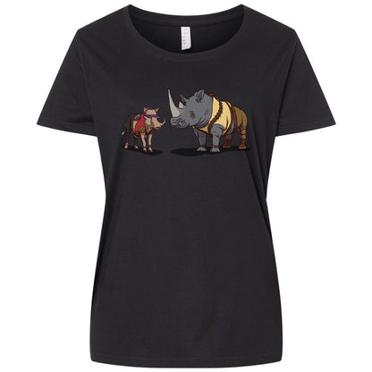 Ladies Curvy Jersey - FH2JYMAY - Blended Black - 1