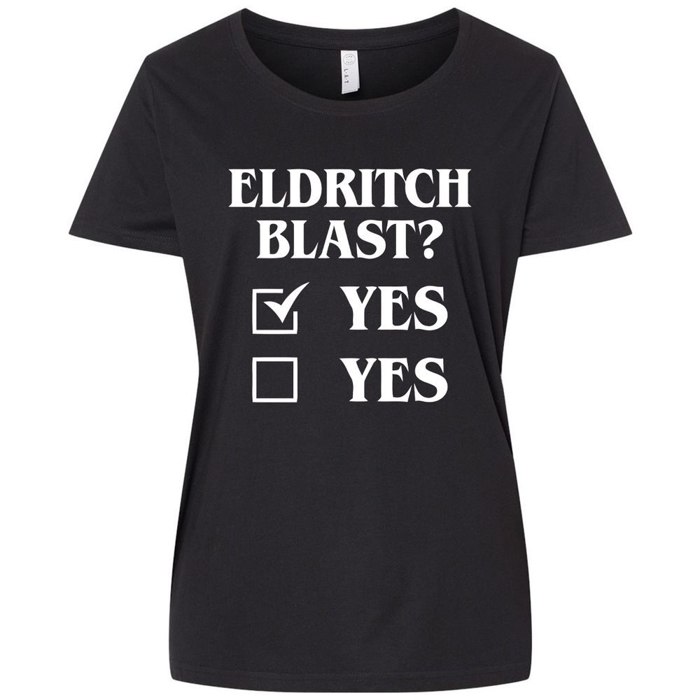 Ladies Curvy Jersey - 1HYKBY6V - Blended Black - 1