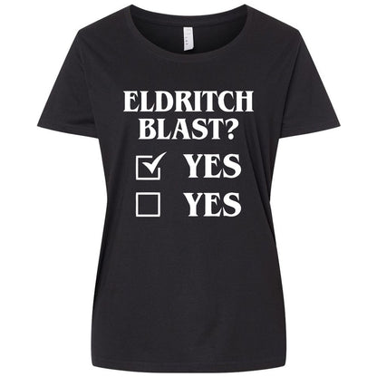 Ladies Curvy Jersey - 1HYKBY6V - Blended Black - 1