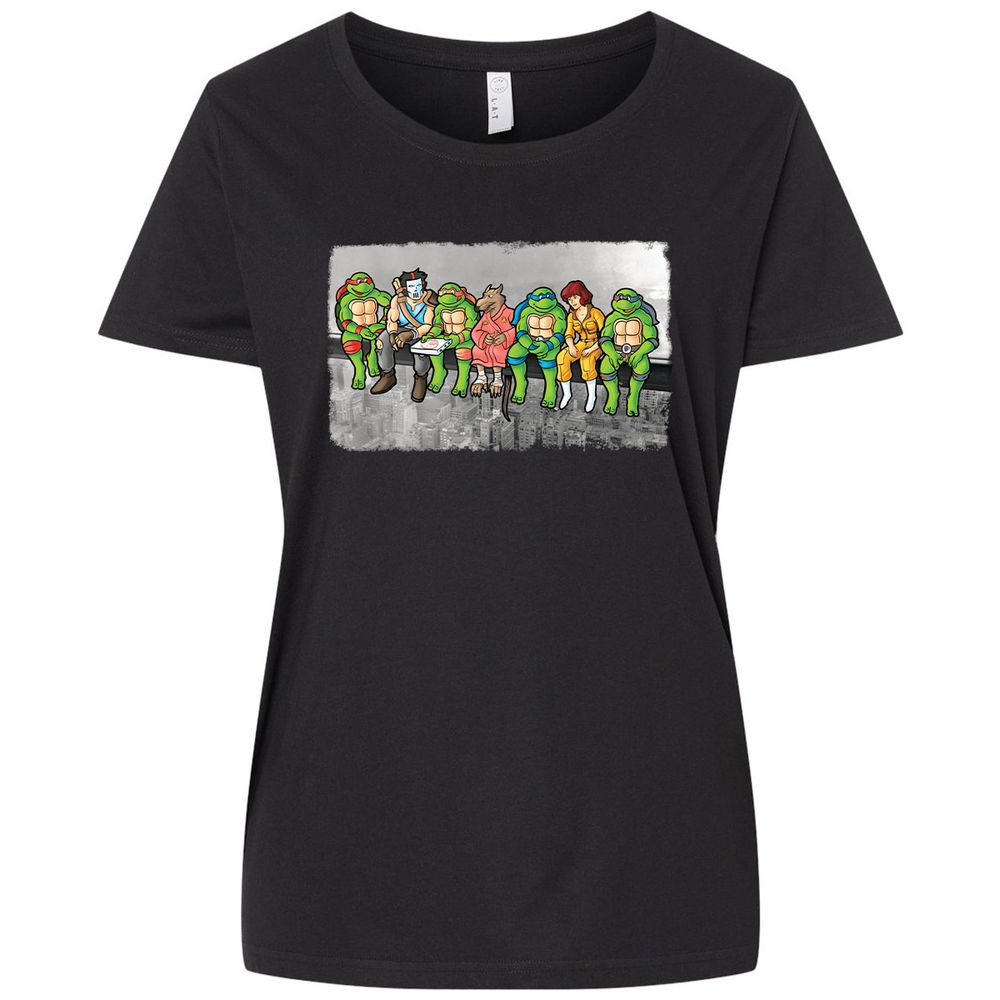 Ladies Curvy Jersey - NWA4XZVE - Blended Black - 1