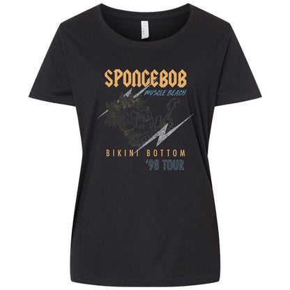 Ladies Curvy Jersey - YM844943 - Blended Black - 1