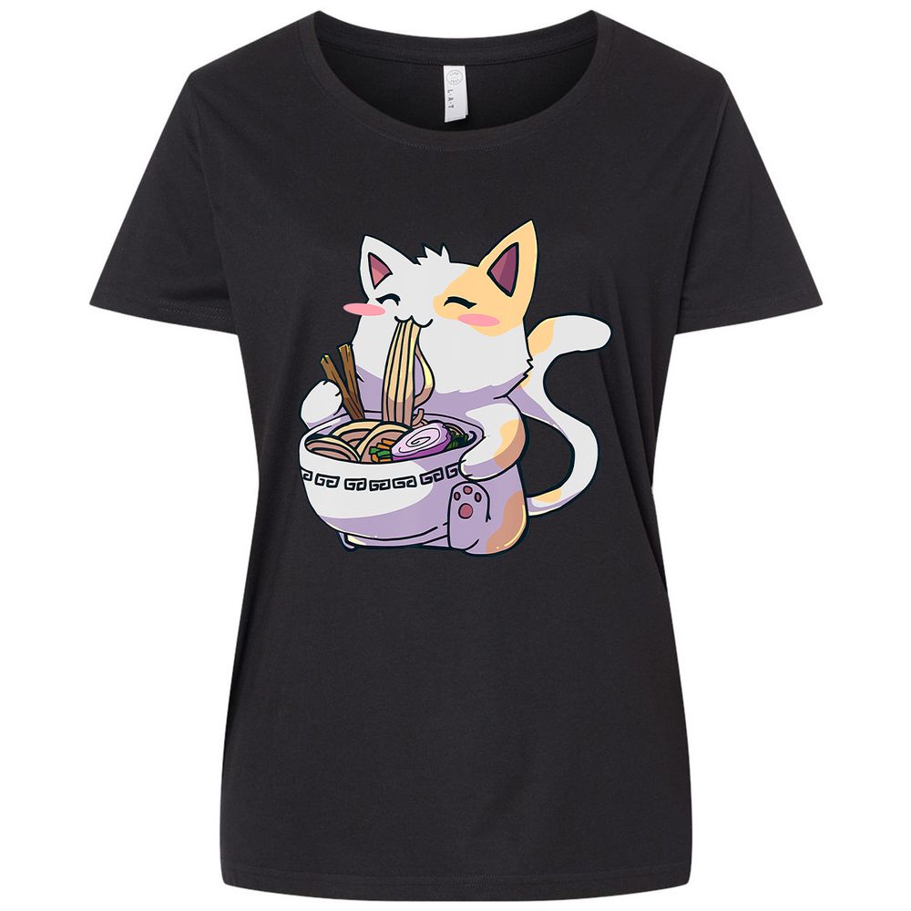 Ladies Curvy Jersey - AZZMQ4EC - Blended Black - 1