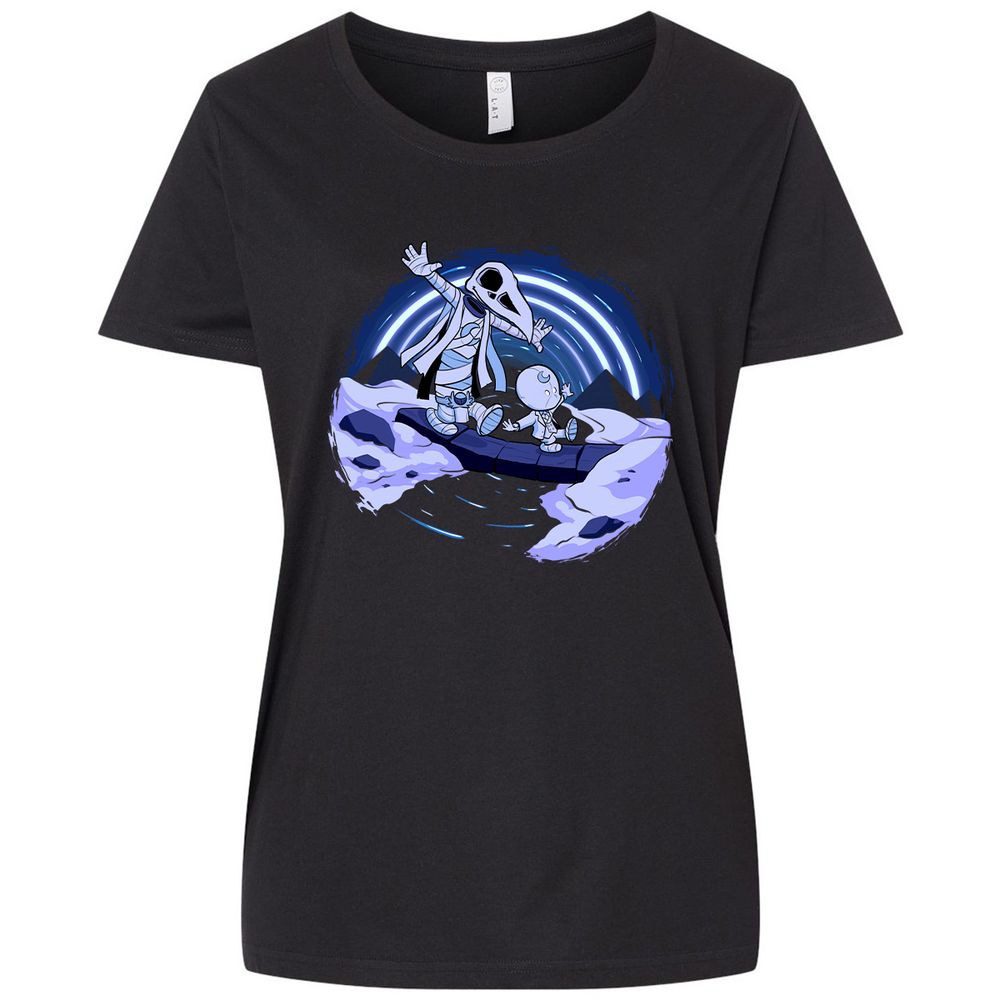 Ladies Curvy Jersey - JVZJ1FMF - Blended Black - 1