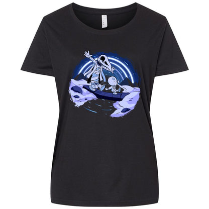 Ladies Curvy Jersey - JVZJ1FMF - Blended Black - 1