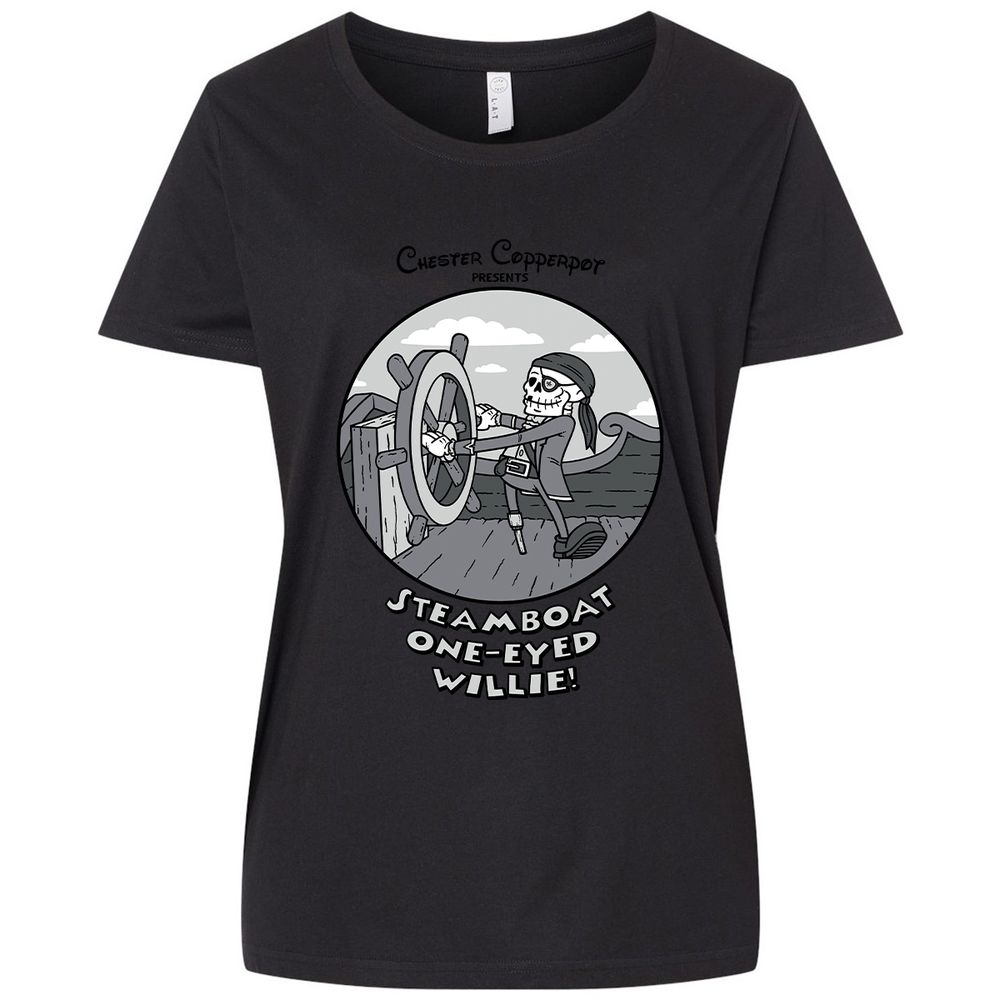 Ladies Curvy Jersey - D5VGA7HN - Blended Black - 1