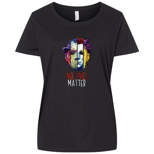 Ladies Curvy Jersey - MLVW38TJ - Blended Black - 1