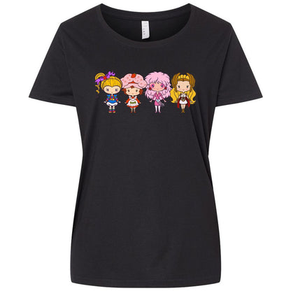 Ladies Curvy Jersey - E6QAALBE - Blended Black - 1