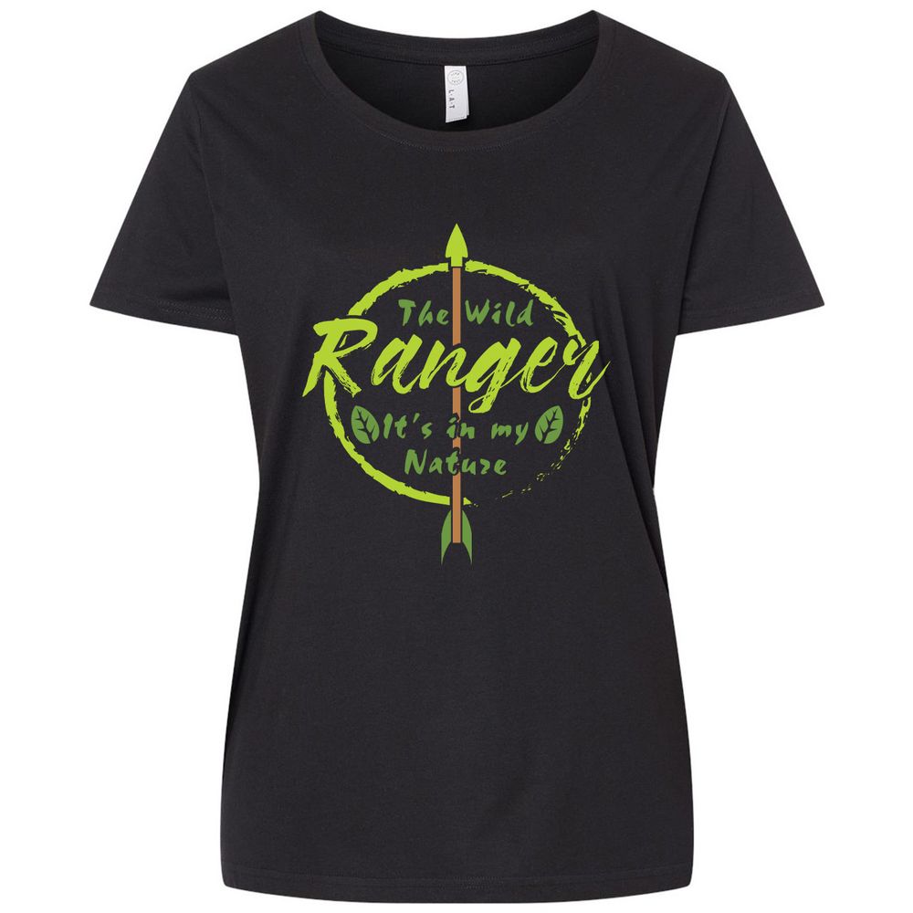 Ladies Curvy Jersey - LR7F2A5V - Blended Black - 1