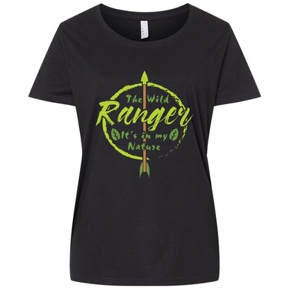 Ladies Curvy Jersey - LR7F2A5V - Blended Black - 1