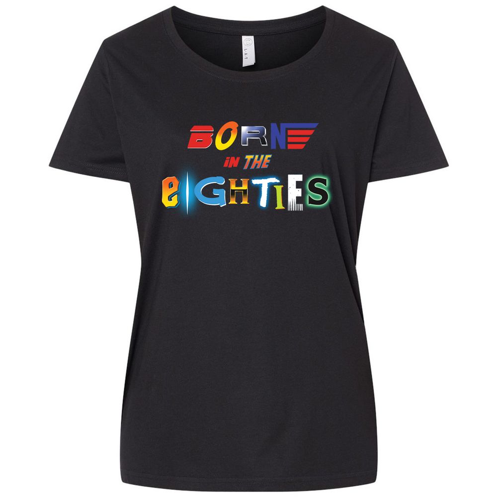 Ladies Curvy Jersey - UE8VK7KH - Blended Black - 1