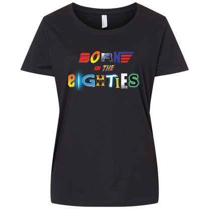 Ladies Curvy Jersey - UE8VK7KH - Blended Black - 1