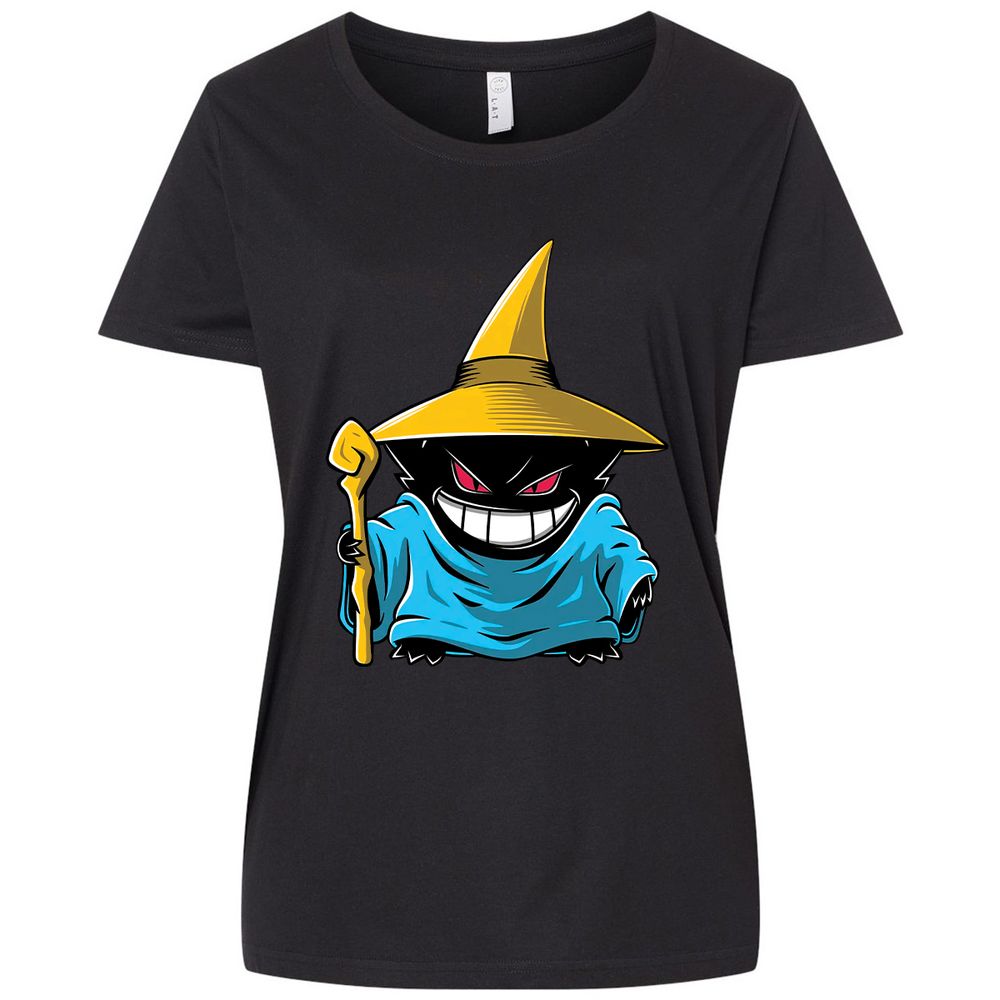 Ladies Curvy Jersey - UW6BXQWP - Blended Black - 1