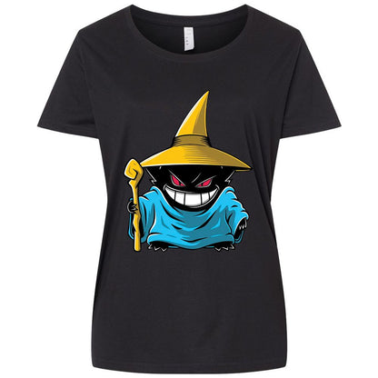 Ladies Curvy Jersey - UW6BXQWP - Blended Black - 1