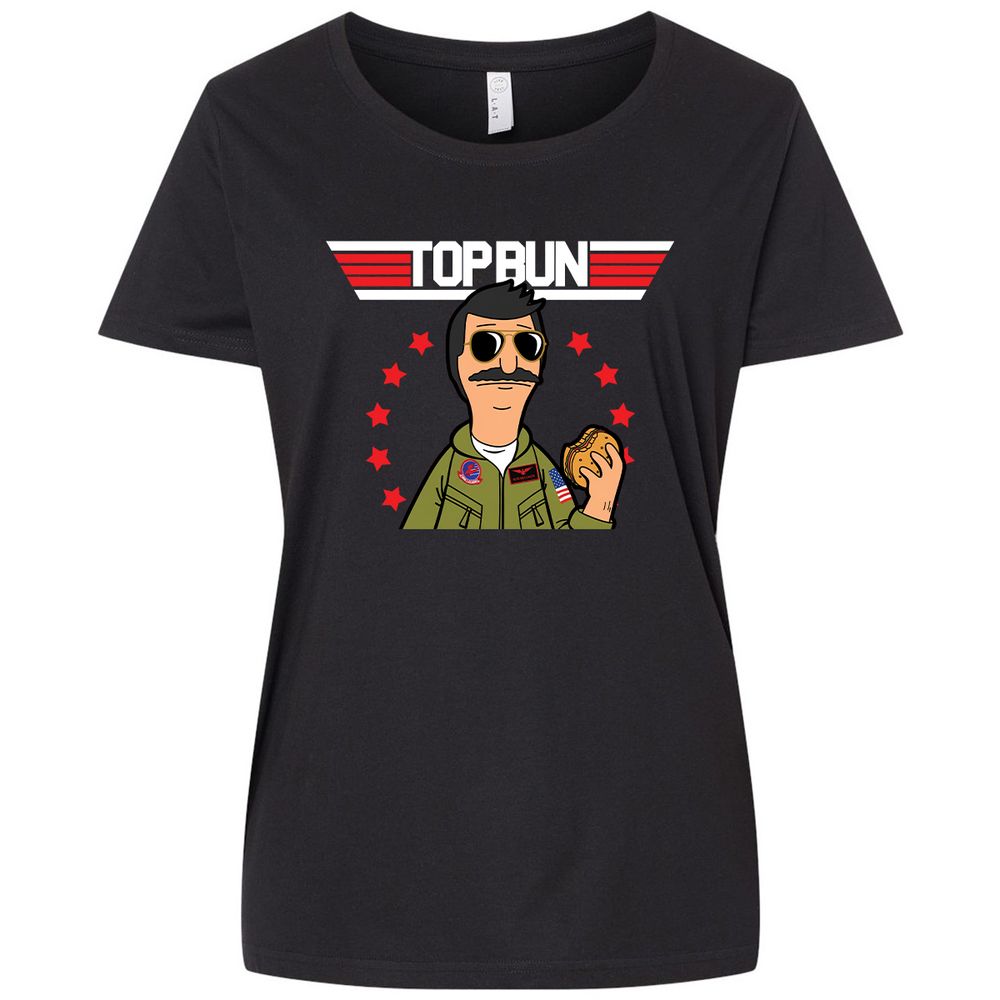 Ladies Curvy Jersey - R468KF4J - Blended Black - 1