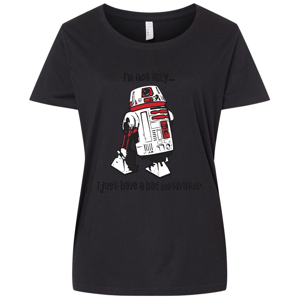 Ladies Curvy Jersey - YXJDGY4Z - Blended Black - 1