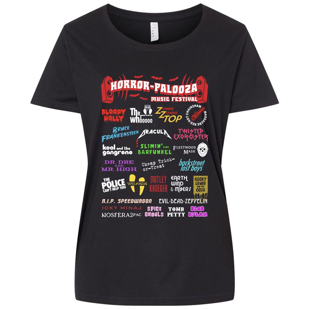 Ladies Curvy Jersey - 8J23UJCG - Blended Black - 1