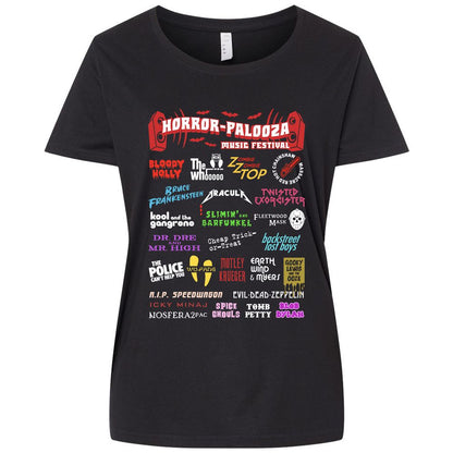 Ladies Curvy Jersey - 8J23UJCG - Blended Black - 1