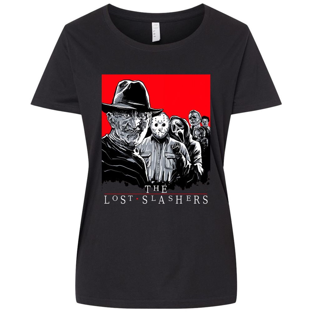 Ladies Curvy Jersey - AV9UXX5B - Blended Black - 1