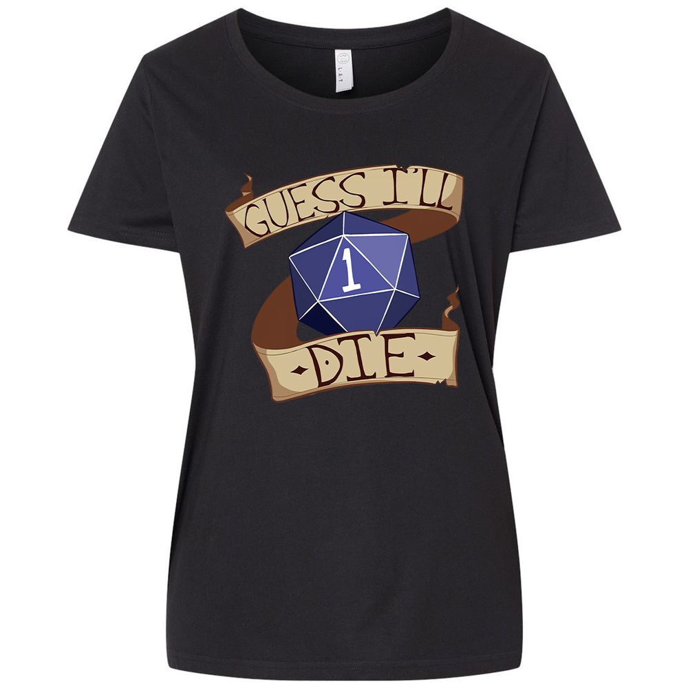 Ladies Curvy Jersey - VP2RC7VT - Blended Black - 1