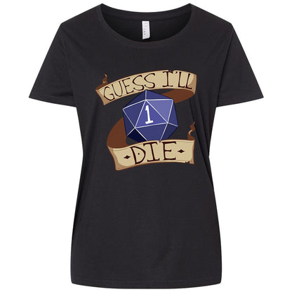 Ladies Curvy Jersey - VP2RC7VT - Blended Black - 1