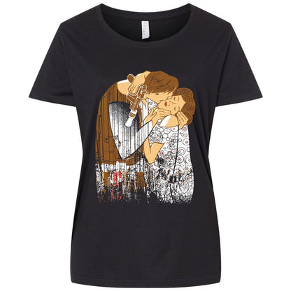 Ladies Curvy Jersey - 2KUYK1MS - Blended Black - 1