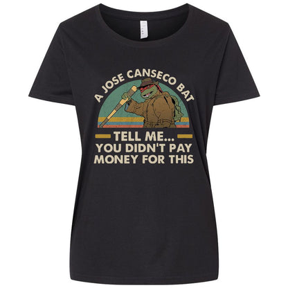 Ladies Curvy Jersey - 27P7LU4U - Blended Black - 1