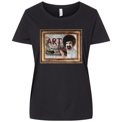 Ladies Curvy Jersey - V2K6S6A2 - Blended Black - 1