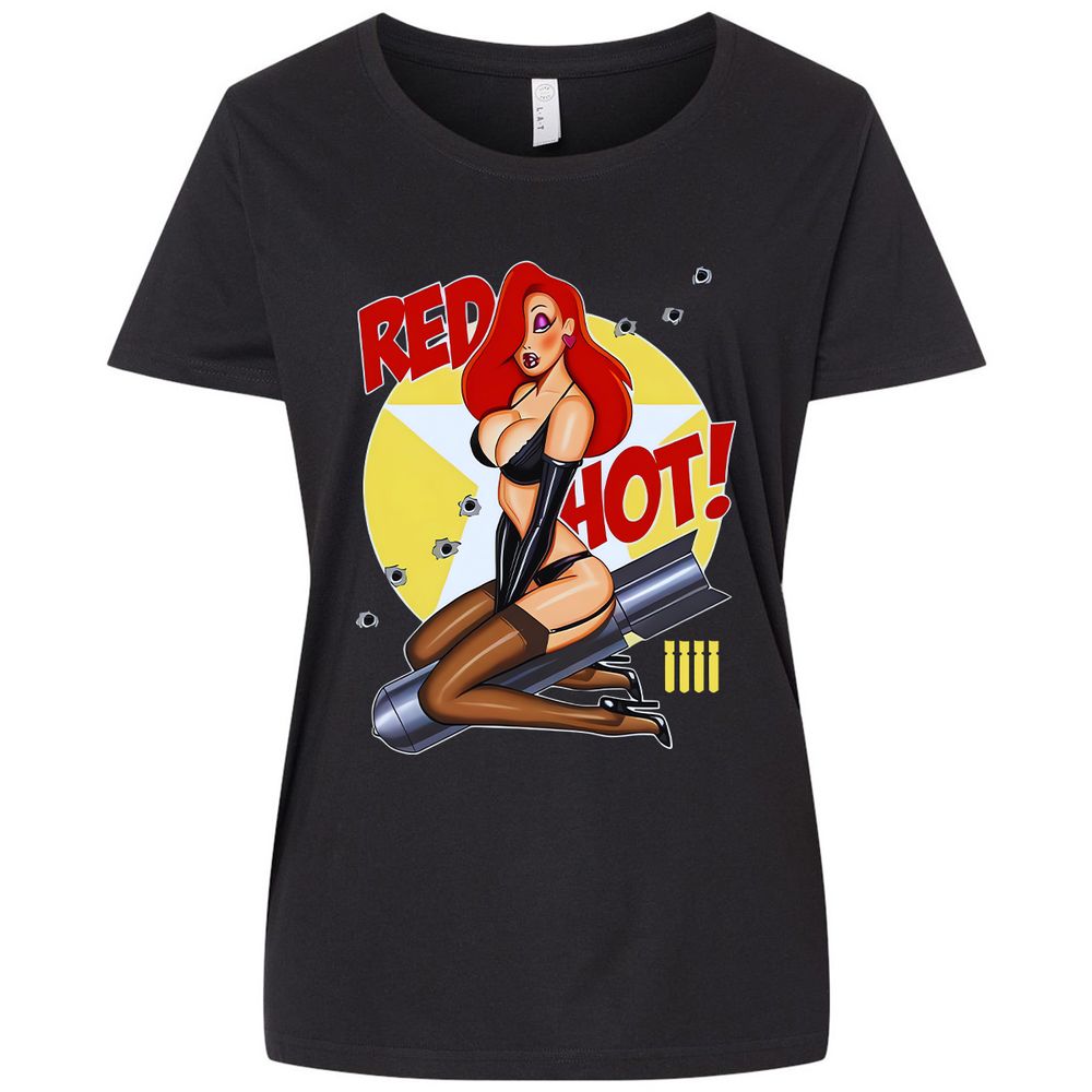 Ladies Curvy Jersey - Y9JDRRCA - Blended Black - 1