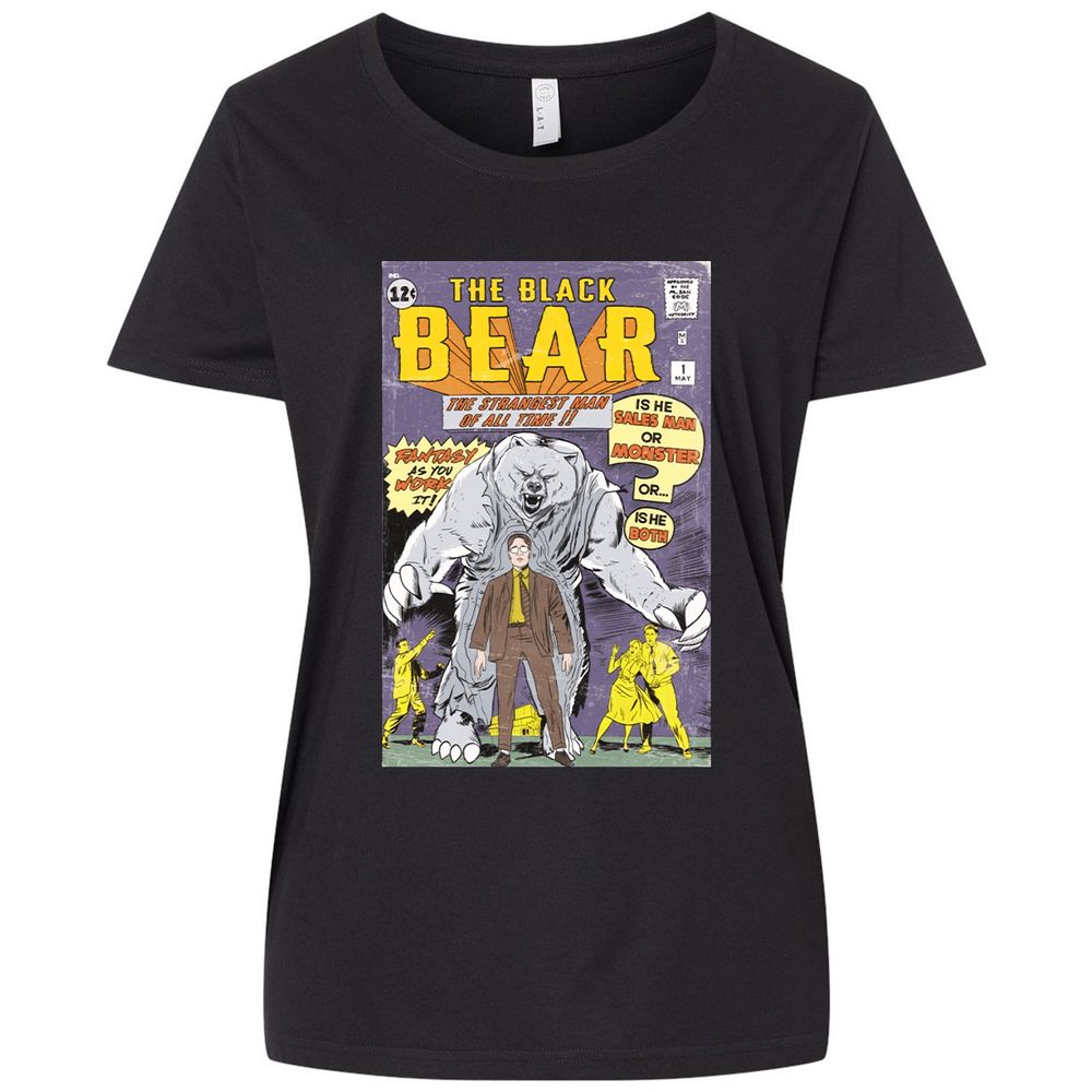 Ladies Curvy Jersey - 1R18Q4TZ - Blended Black - 1