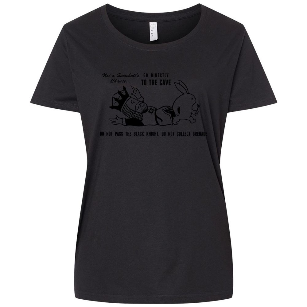 Ladies Curvy Jersey - 1FSFQ1YA - Blended Black - 1