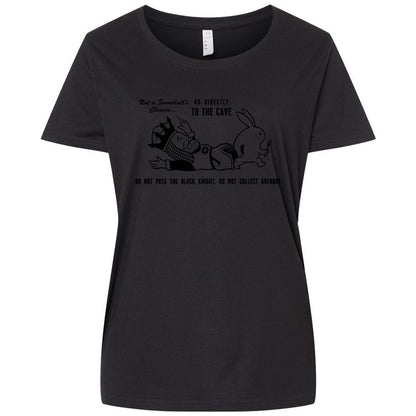 Ladies Curvy Jersey - 1FSFQ1YA - Blended Black - 1