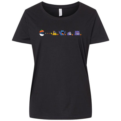 Ladies Curvy Jersey - WYJZ1A5E - Blended Black - 1