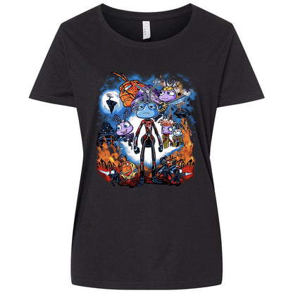 Ladies Curvy Jersey - FHPCMW5B - Blended Black - 1