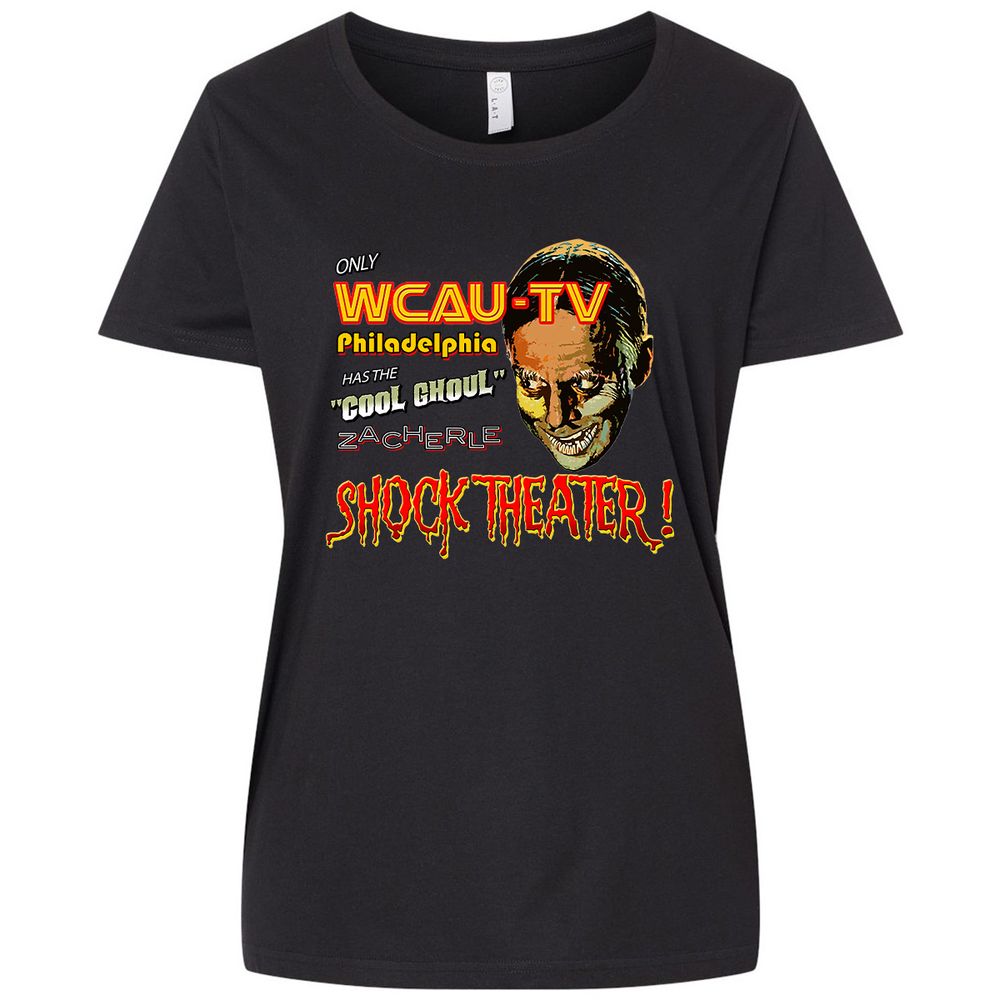 Ladies Curvy Jersey - B3FV59LX - Blended Black - 1