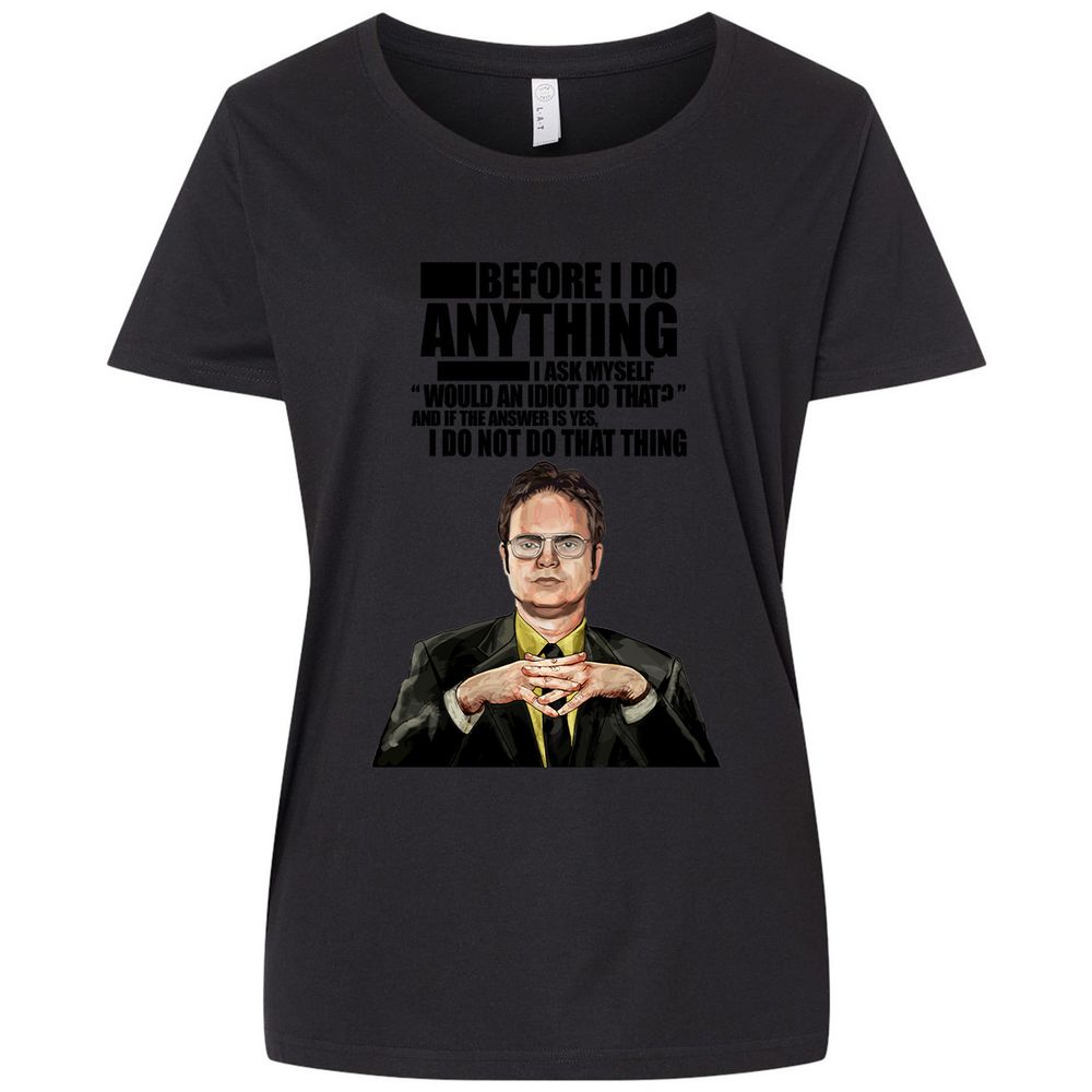 Ladies Curvy Jersey - RM5NY55N - Blended Black - 1