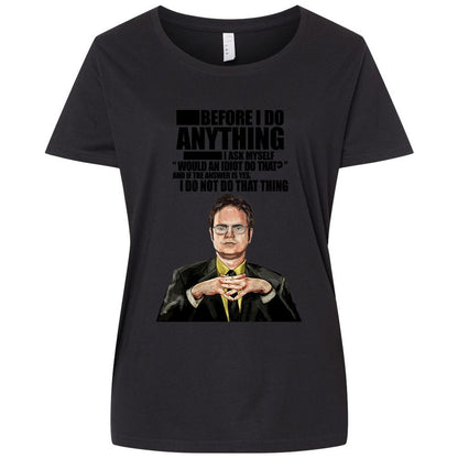 Ladies Curvy Jersey - RM5NY55N - Blended Black - 1