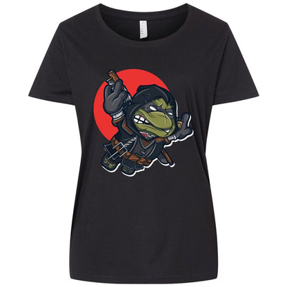 Ladies Curvy Jersey - 2GLFWL4Q - Blended Black - 1