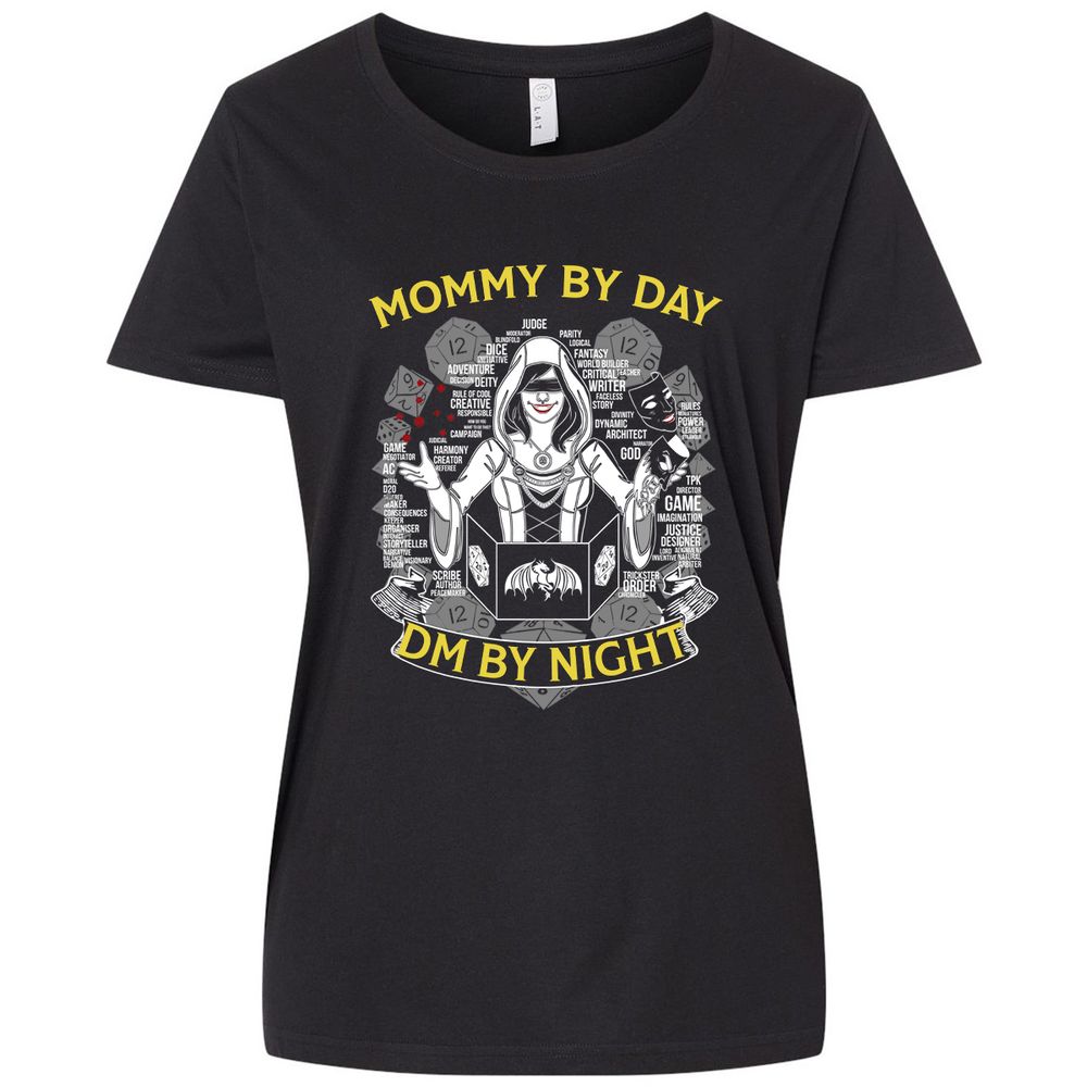 Ladies Curvy Jersey - VSSBXDDF - Blended Black - 1