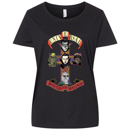 Ladies Curvy Jersey - ALCTSRZC - Blended Black - 1