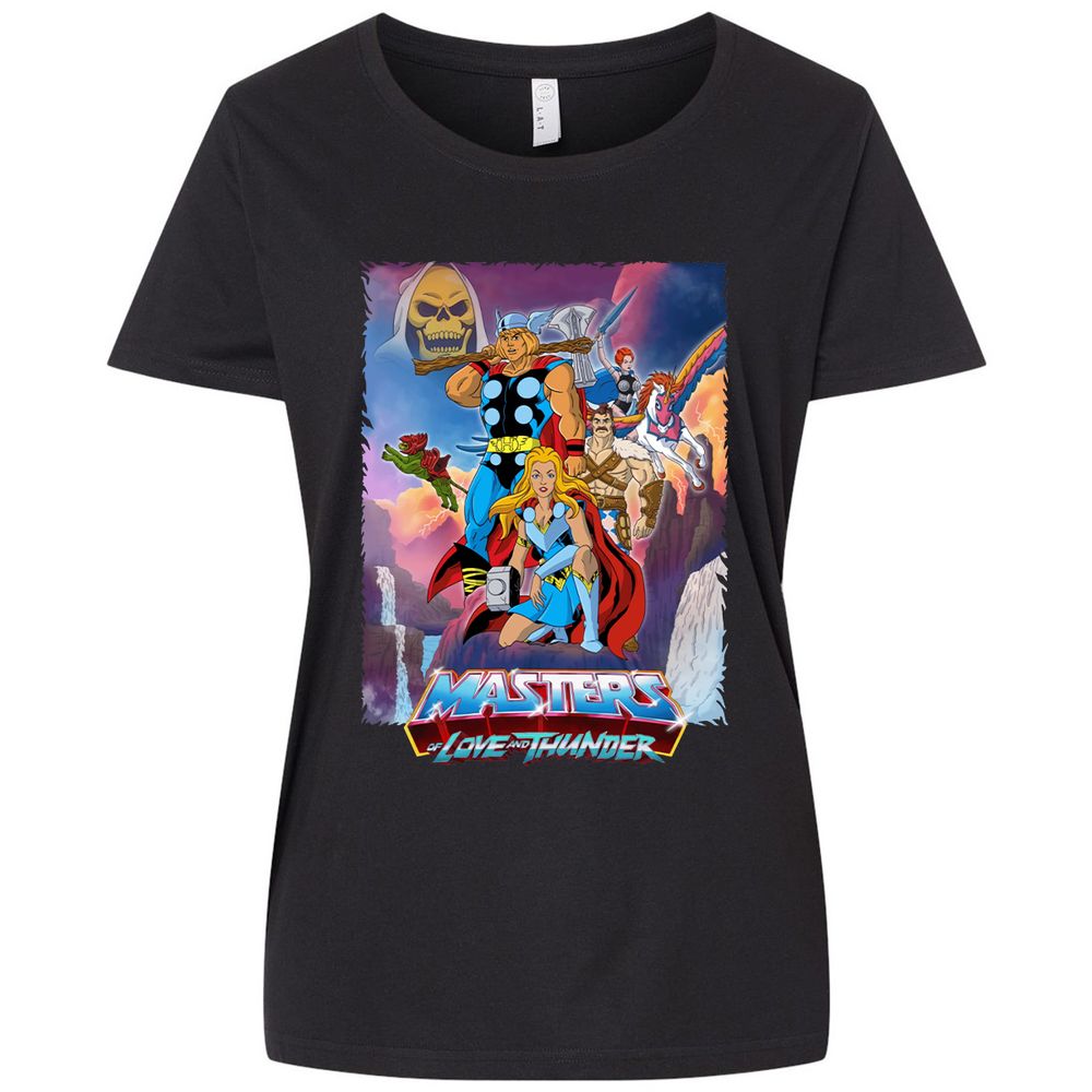 Ladies Curvy Jersey - 9GNTB4T1 - Blended Black - 1