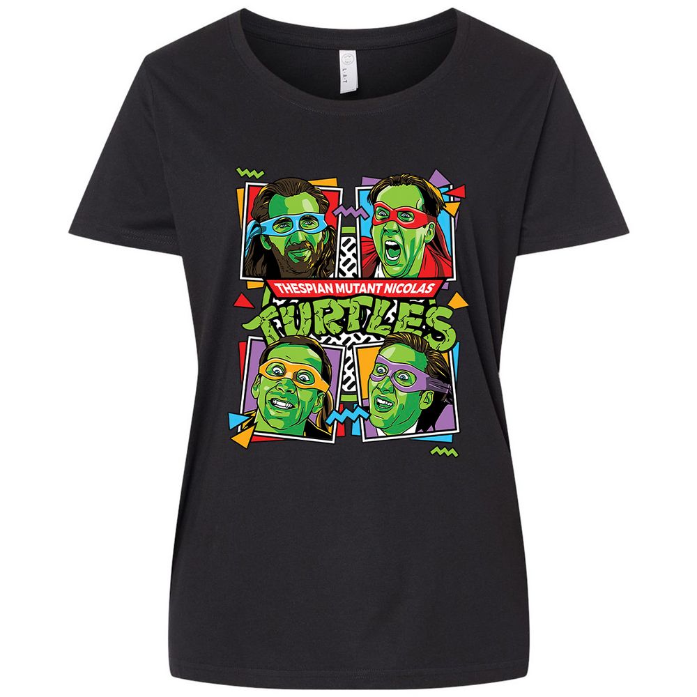 Ladies Curvy Jersey - 6RUZJGDP - Blended Black - 1