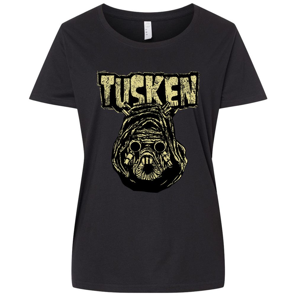 Ladies Curvy Jersey - 5E59LQMF - Blended Black - 1