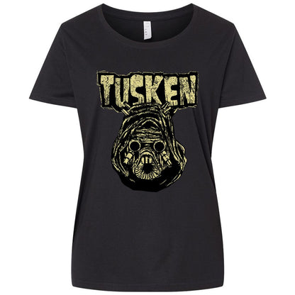 Ladies Curvy Jersey - 5E59LQMF - Blended Black - 1